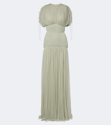Nymera pleated tulle corset gown - De La Vali - Modalova