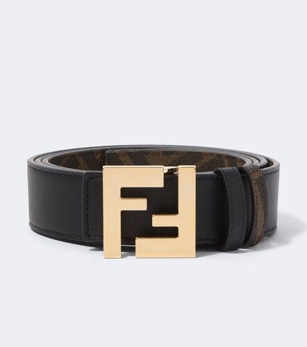 Cinturón FF Zucca de piel reversible - Fendi - Modalova