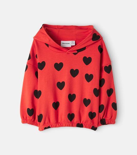 Sudadera con capucha Hearts de jersey de algodón - Mini Rodini - Modalova