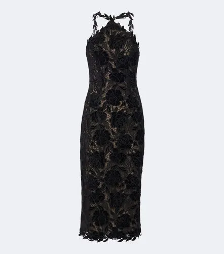Vestido de cóctel de encaje guipur - Carolina Herrera - Modalova