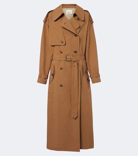 Trench Violette in cotone e lino - Isabel Marant - Modalova