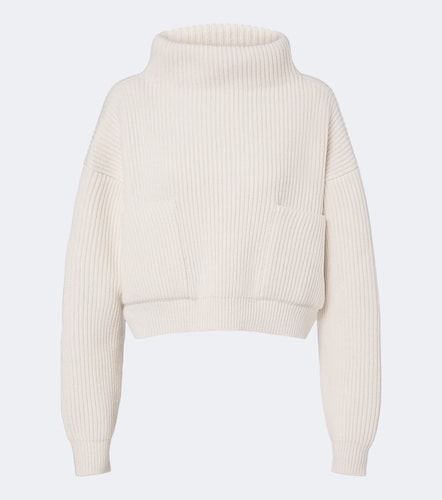 Alaïa Pullover in lana e cashmere a coste - Alaia - Modalova