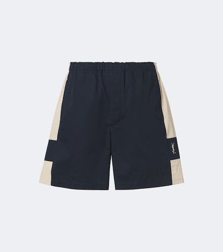 Bermuda Cassandre in canvas di cotone - Saint Laurent - Modalova