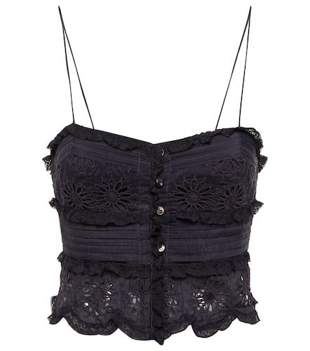 Delphine lace-trimmed cotton and silk camisole - Isabel Marant - Modalova