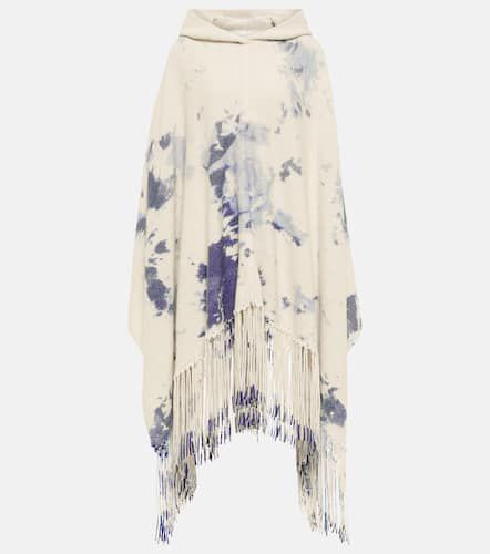 ChloÃ© Tie-dye cashmere hooded poncho - Chloe - Modalova