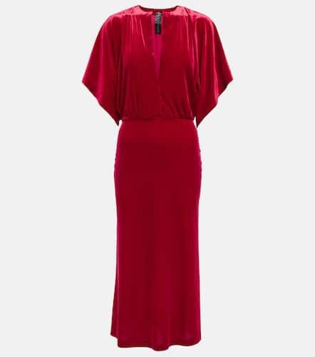 Norma Kamali Obie velvet midi dress - Norma Kamali - Modalova