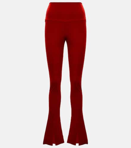 Norma Kamali Flared velvet leggings - Norma Kamali - Modalova