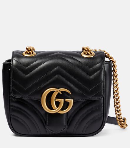 GG Marmont Mini leather shoulder bag - Gucci - Modalova