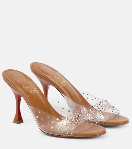 Nudes Degramule embellished mules - Christian Louboutin - Modalova