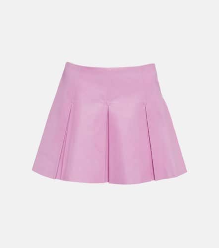 Surya pleated leather miniskirt - Stouls - Modalova