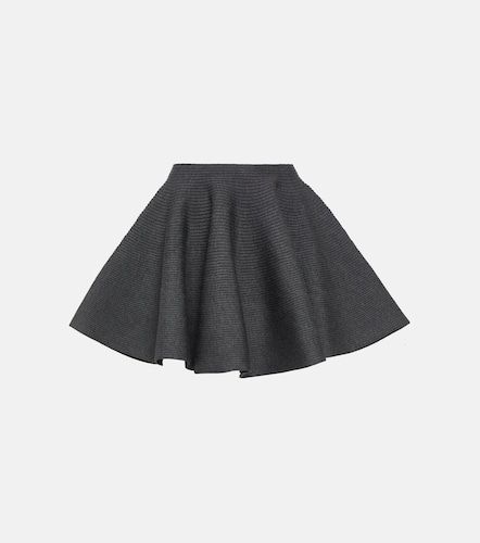 Ribbed-knit wool-blend miniskirt - Alaia - Modalova