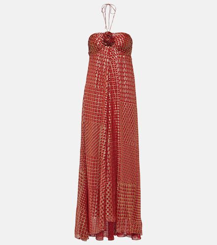 Rixo Samira printed halterneck gown - Rixo - Modalova