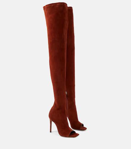 Amanda 105 suede over-the-knee boots - Paris Texas - Modalova