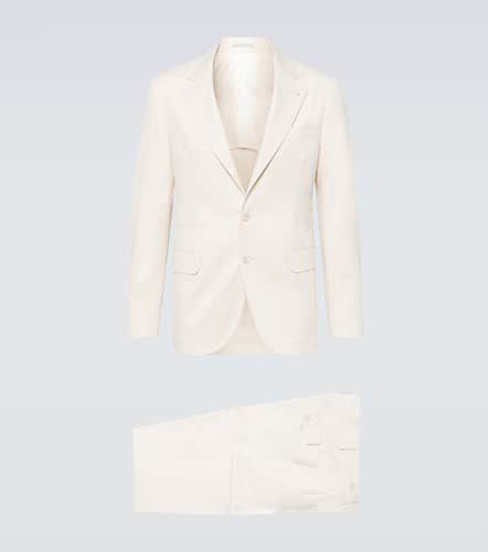 Cotton and cashmere-blend suit - Brunello Cucinelli - Modalova