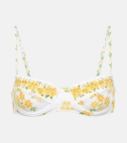 Azaleia floral printed bikini top - Farm Rio - Modalova