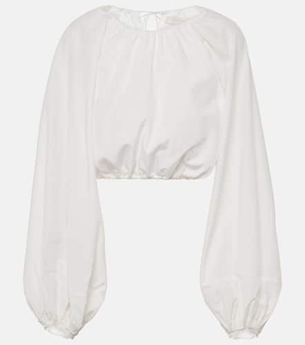 X Monikh Pereira silk and cotton crop top - Faithfull - Modalova