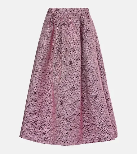 Falda midi Soni plisada - Dries Van Noten - Modalova
