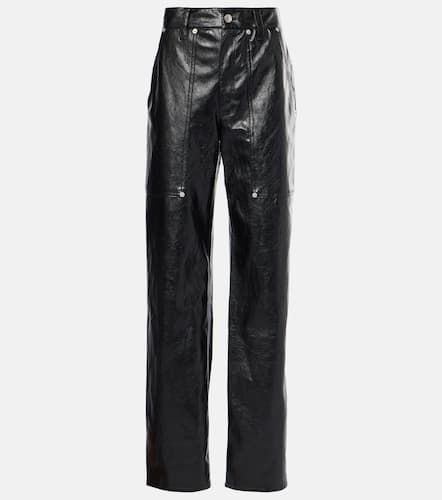 Ariete faux leather straight pants - Marant Etoile - Modalova