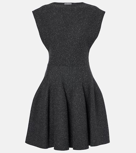 AlaÃ¯a Godet silk-blend minidress - Alaia - Modalova