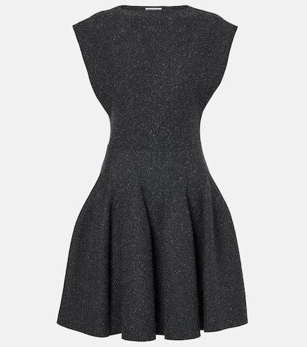 Alaia Godet silk-blend minidress - Alaia - Modalova