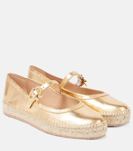 Espadrillas Elda in pelle metallizzata - Gianvito Rossi - Modalova