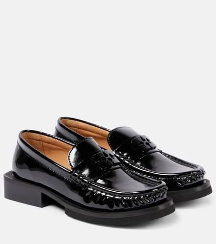 Ganni Logo faux leather loafers - Ganni - Modalova