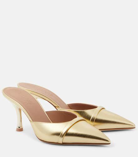 Joella 70 metallic leather mules - Malone Souliers - Modalova