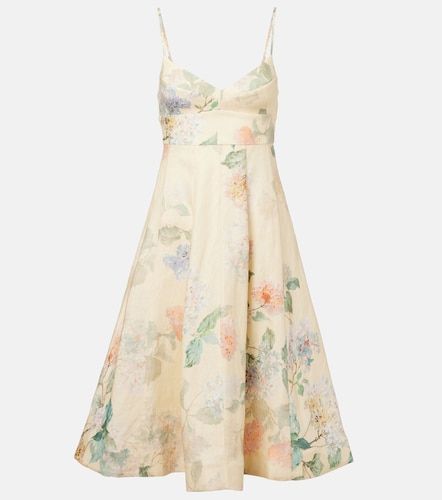 Vestido midi Illuminate de lino - Zimmermann - Modalova