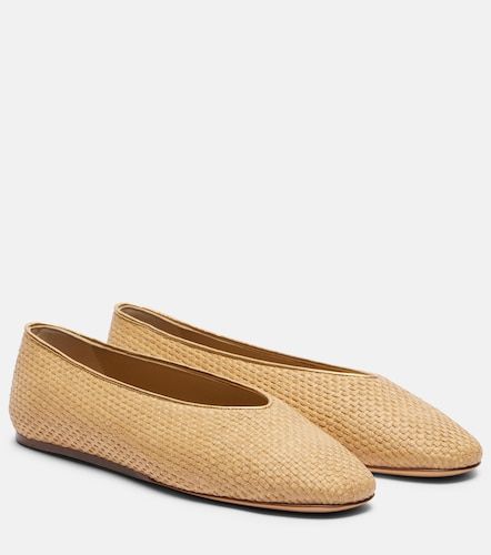 Regency raffia ballet flats - Le Monde Beryl - Modalova