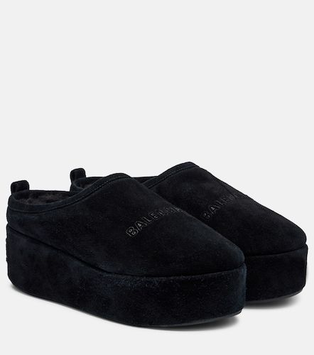 Alaska suede platform mules - Balenciaga - Modalova
