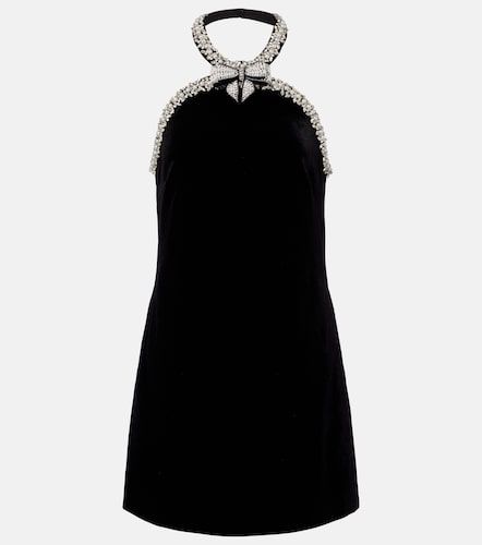 Verziertes Minikleid aus Samt - Self-Portrait - Modalova