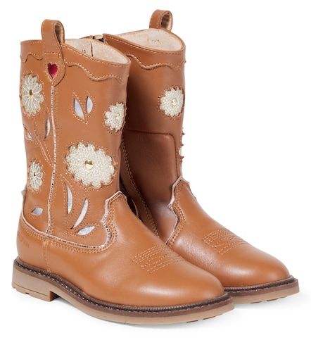 Stiefel Sister Wendy Flo aus Leder - Pom d'Api - Modalova