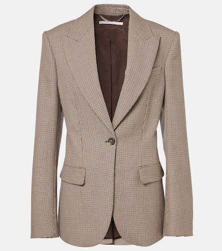 Blazer de lana virgen a cuadros - Stella McCartney - Modalova