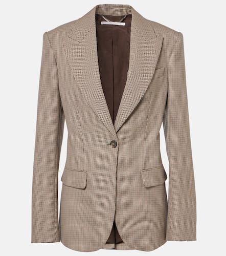 Checked virgin wool blazer - Stella McCartney - Modalova