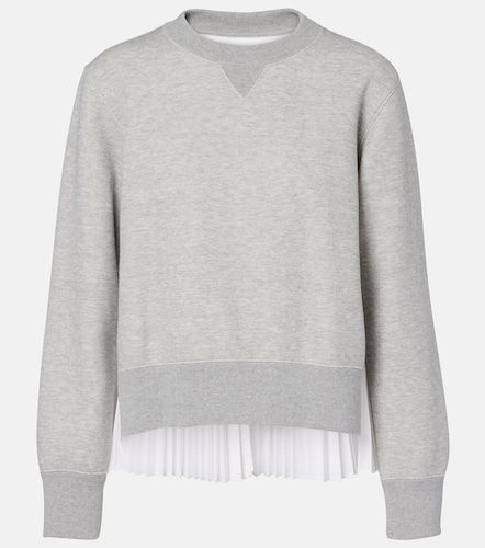 Sudadera en mezcla de algodón - Sacai - Modalova