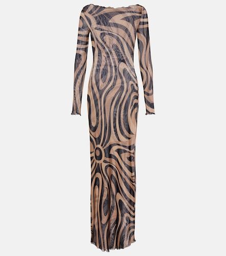 Vestido largo Marmo de tul estampado - Pucci - Modalova