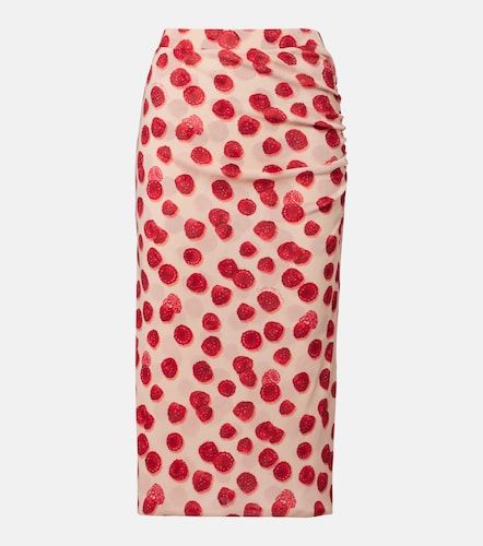 Bedruckter Midirock aus Mesh - Stella McCartney - Modalova