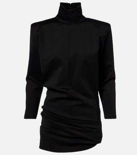 Vestido corto de jersey drapeado - The Attico - Modalova