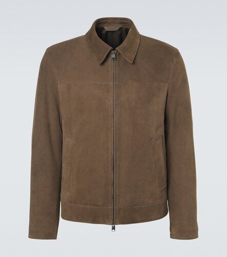 Brioni Giacca blouson in suede - Brioni - Modalova