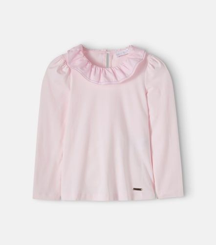 Top de jersey en mezcla de algodón - Monnalisa - Modalova
