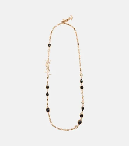 Collar de cadena Cassandre adornado - Saint Laurent - Modalova
