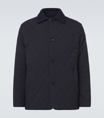 Agnona Quilted wool-trimmed jacket - Agnona - Modalova