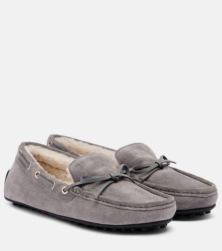 Náuticos Gommino de ante con borrego - Tod's - Modalova