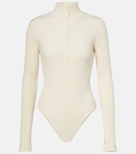 Butte ribbed-knit wool-blend bodysuit - Cordova - Modalova