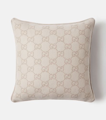 Cuscino GG in jacquard di lana e cashmere - Gucci - Modalova