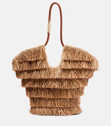 Borsa Goldentime Medium in rafia - Zimmermann - Modalova