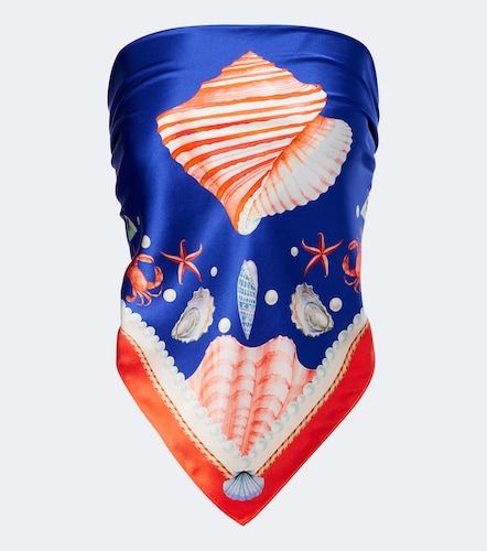 Retrofete Alivia silk bandeau top - Retrofete - Modalova
