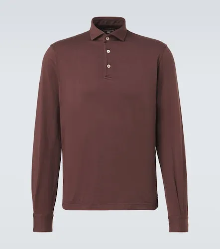 Fedeli Cotton pique polo shirt - Fedeli - Modalova