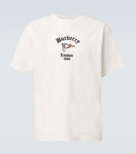 Camiseta de jersey de algodón bordada - Burberry - Modalova