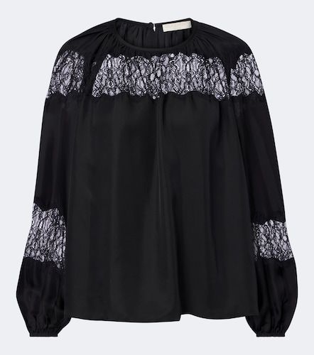 Bluse Bess aus Seide mit Spitze - Ulla Johnson - Modalova